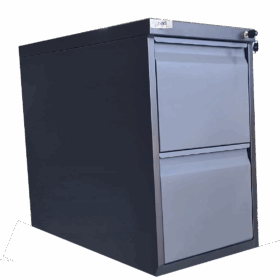 Metal Spray Paint Filing Cabinet - 2 Drawers