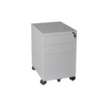 3 Drawer 'GDG' Grey Mobile Pedestal