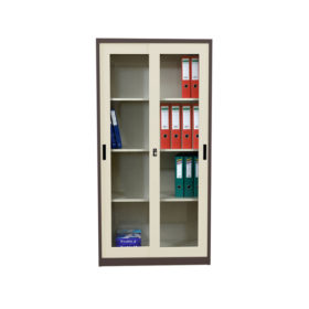 Metal Cupboard 'GDG' Glass Sliding Opening